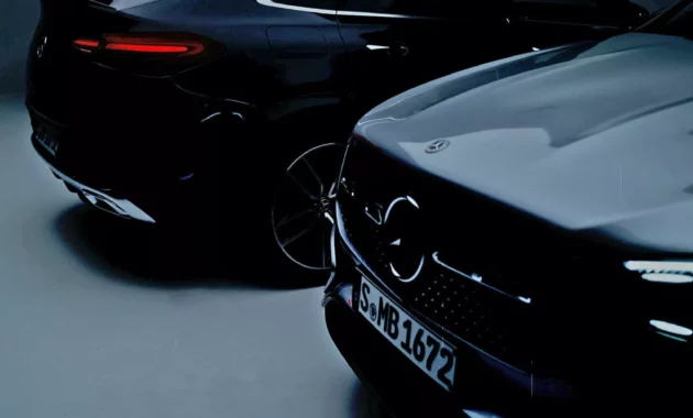 2024 Mercedes GLE and GLE Coupe teaser ahead of their January 31 debut