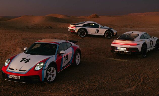 Porsche 911 Dakar Gets Martini Livery, Another Historic Rally Design