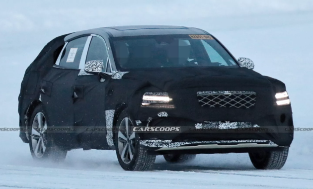 Genesis GV80 Coupe 2024 is spied on winter tests in Europe (+ Images)