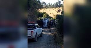 Chile: Tanker truck overturns when going to control forest fire in Angol